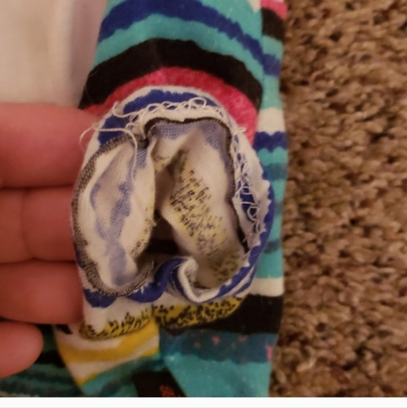 Dog Collared Striped Top - Picture 2 of 2